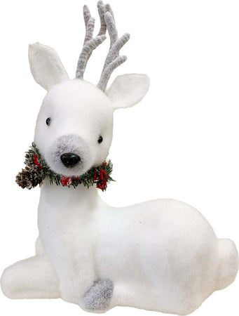 Pupazzo renna seduta h 40 cm, pallina per albero di natale addobbi natalizi bianca Casa e cucina/Decorazioni per interni/Addobbi e decorazioni per ricorrenze/Decorazioni natalizie/Schiaccianoci MagiediNatale.it - Altamura, Commerciovirtuoso.it