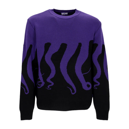 OCTOPUS Maglione Uomo Original Jumper Black/purple da uomo