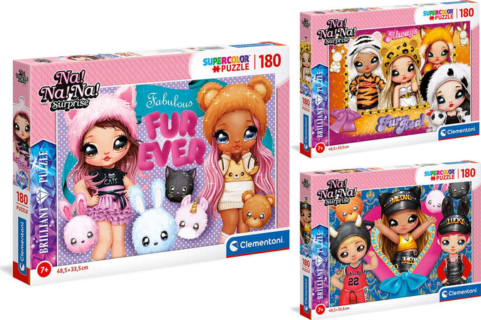 Puzzle-180-pezzi-Brillant-Na-Na-Na-Clementoni