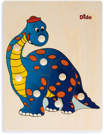 Puzzle Dinosauro in Legno Gioco per Bambini Dida