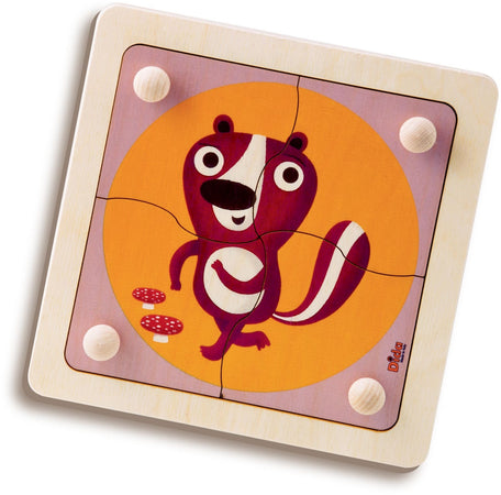 Puzzle Puzzola in Legno Gioco per Bambini Dida