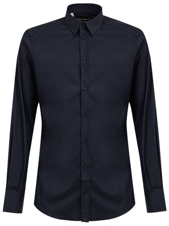 Dolce & Gabbana Camicia classica navy da uomo