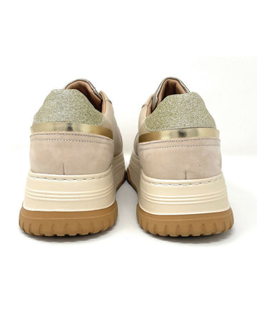Janet E Janet sneakers da donna in pelle con charms con logo lettering