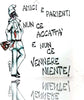 Quadretto Piastrella Decorativa Porta Fortuna Ceramica Amici E Parienti Nun Cornici e Portafoto Trade Shop italia - Napoli, Commerciovirtuoso.it