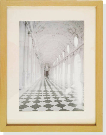 Quadro-Con-Foto-Artistica-In-Bianco-E-Nero,-Soggetto-Architettonico,-Con-Cornice-E-Passepartout