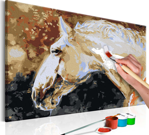 Quadro-fai-da-te-Cavallo-bianco