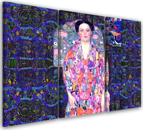 Quadro-su-tela-3-pannelli,-Ritratto-di-Eugenia-Primaves