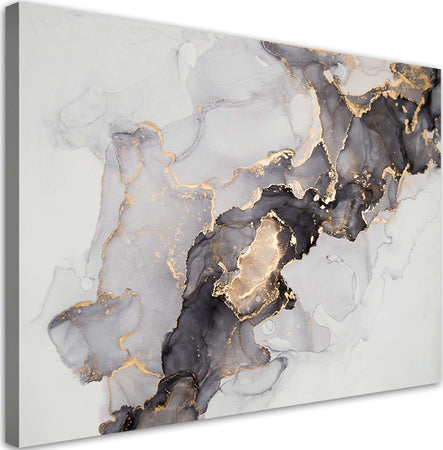 Quadro-su-tela,-Astrazione-della-trama-in-marmo
