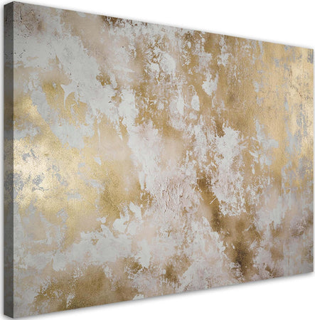 Quadro-su-tela,-Astrazione-dorata