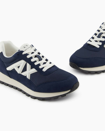 Armani Exchange uomo sneakers con logo a contrasto