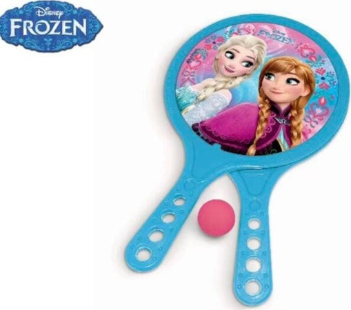 Racchettoni-Da-Spiaggia-Mare-Frozen-Disney-Con-Pallina-Giocattolo-Per-Bambini