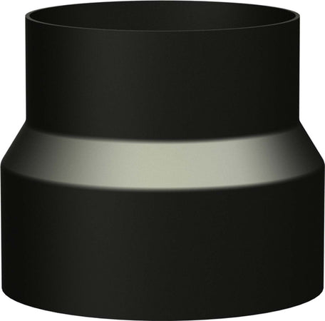Raccordo di riduzione o ampliamento tubo canna fumaria per stufa a legna in acciaio nero Fai da te/Caminetti e accessori/Accessori per caminetto/Tubi di scarico La Zappa - Altamura, Commerciovirtuoso.it
