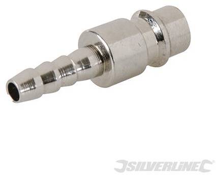 Raccordo per estremità tubo 8mm Silverline 2 pezzi per compressore 40mm