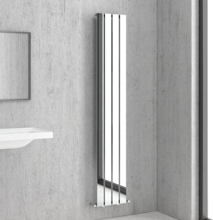 Radiatore Termoarredo Cromato Bagno Design Verticale Finitura Cromata 180x31cm Design Moderno a Tubi Verticali Piatti Fai da te/Prodotti per la costruzione/Riscaldamento e raffreddamento/Impianti di riscaldamento centralizzato e accessori/Radiatori Shopbagno.it - Roma, Commerciovirtuoso.it