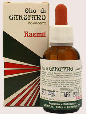 Raemil - Olio Di Garofano Composto Integratore Alimentare Nei Casi Di Infiammazioni Della Gola 25 Ml
