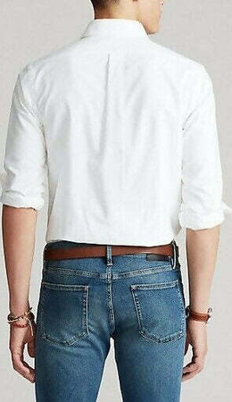 Ralph-Lauren-Camicia-Uomo-Oxford-Class-Fit-Logo-Pony-Ricamato-Button-Down