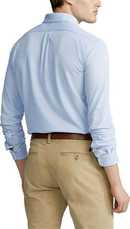 Ralph-Lauren-Camicia-Uomo-Oxford-Class-Fit-Logo-Pony-Ricamato-Button-Down
