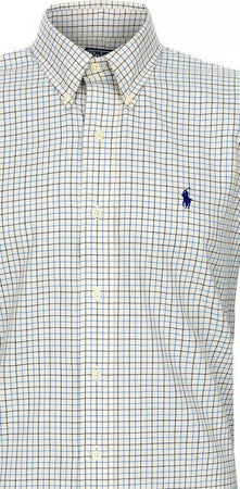 Ralph Lauren Camicia Uomo Quadretti Custom Fit 100% Cotone Colletto Button-down Logo Pony Logo Ricamato Moda/Uomo/Abbigliamento/T-shirt polo e camicie/Camicie casual Euforia - Bronte, Commerciovirtuoso.it