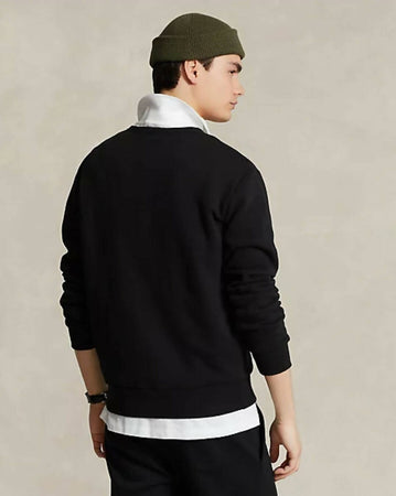 Ralph-Lauren-Felpa-Uomo-Big-Pony-In-Pelle-Felpa-Girocollo-Senza-Cappuccio