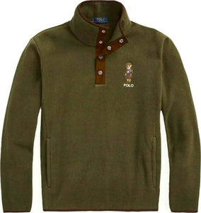 Ralph Lauren Maglia In Pile Con Polo Bear Uomo Con Bottoni Moda/Uomo/Abbigliamento/Felpe/Felpe senza cappuccio Euforia - Bronte, Commerciovirtuoso.it