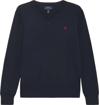 Ralph Lauren Maglione Uomo Scollo a V Slim Fit 100% Cotone Pullover Classico Logo Cavallino Ricamato Moda/Uomo/Abbigliamento/Maglioni e cardigan/Maglioni Euforia - Bronte, Commerciovirtuoso.it