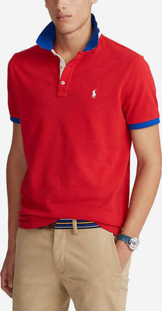 Ralph Lauren Polo Uomo Mezze Maniche E Colletto Polo Slim-Fit Maniche Corte Pony Ricamato Cotone Polo Fashion Colletto e Bordi a Contrasto Moda/Uomo/Abbigliamento/T-shirt polo e camicie/Polo Euforia - Bronte, Commerciovirtuoso.it