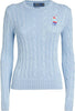 Ralph-Lauren-Pullover-Donna-Trecce-Cotone-Con-Ricamo-Big-Pony-Ricamato-Multicolor