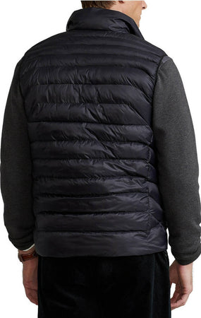 Ralph Lauren Smanicato Uomo Imbottito Tinta Unita Piumino Senza Maniche Collo Alto, Zip E Tasche Moda/Uomo/Abbigliamento/Giacche e cappotti/Gilet Euforia - Bronte, Commerciovirtuoso.it