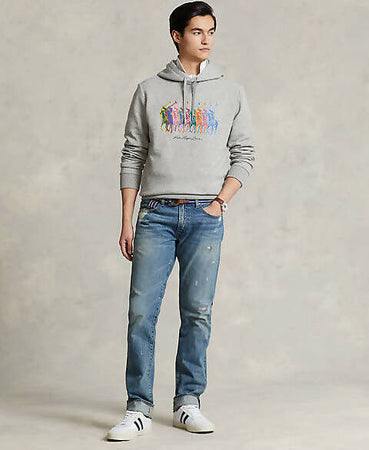 Ralph Lauren Uomo Felpa Con Cappuccio Polo E Big Pony Polsini a Coste Moda/Uomo/Abbigliamento/Felpe/Felpe con cappuccio Euforia - Bronte, Commerciovirtuoso.it