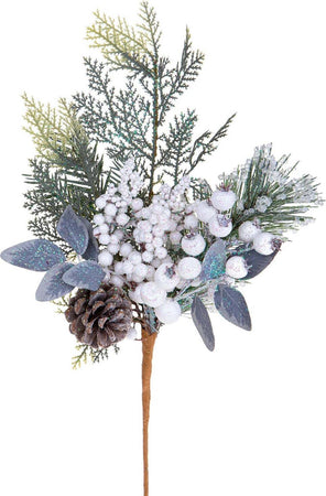 Ramo decorativo Tralcio con bacche bianche per composizioni floreali da 40 cm Casa e cucina/Decorazioni per interni/Addobbi e decorazioni per ricorrenze/Decorazioni natalizie/Ghirlande e corone MagiediNatale.it - Altamura, Commerciovirtuoso.it