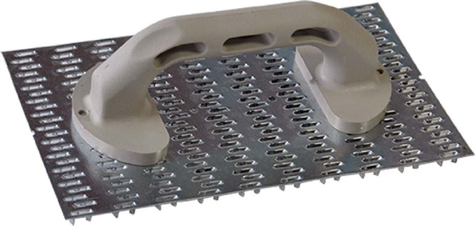 Raschiatore per intonaco a denti di lupo con manico in plastica 25 x 15 cm Fai da te/Utensili elettrici e a mano/Utensili a mano/Utensili per muratura e piastrellatura/Cazzuole/Cazzuole di finitura La Zappa - Altamura, Commerciovirtuoso.it