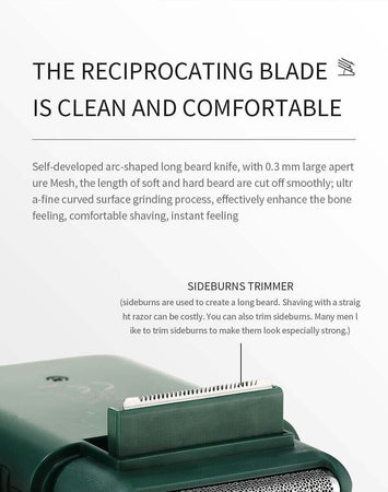 Rasoio elettrico professionale da uomo tascabile 2in1 VGR V-390 RICARICABILE USB Salute e cura della persona/Rasatura epilazione e rimozione peli/Regolabarba tagliacapelli e rasoi per il corpo/Tagliacapelli Zencoccostore - Formia, Commerciovirtuoso.it