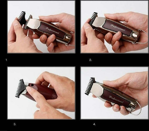 Rasoio Elettrico Regola Barba Taglia Capelli Batteria Ricaricabile 3 Pettini 7585 Salute e cura della persona/Rasatura epilazione e rimozione peli/Rasoi elettrici/Rasoi maschili/Rasoi a lamina Trade Shop italia - Napoli, Commerciovirtuoso.it