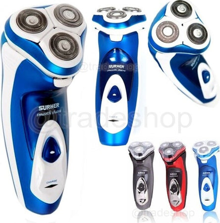Rasoio Elettrico Ricaricabile Viso Barba Baffi Regolazione Peli 3 Testine Salute e cura della persona/Rasatura epilazione e rimozione peli/Rasoi elettrici/Rasoi maschili/Rasoi a lamina Trade Shop italia - Napoli, Commerciovirtuoso.it