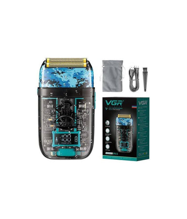 Rasoio Elettrico Uomo Per Barba Capelli Corpo Professionale Regolabarba Vgr 352