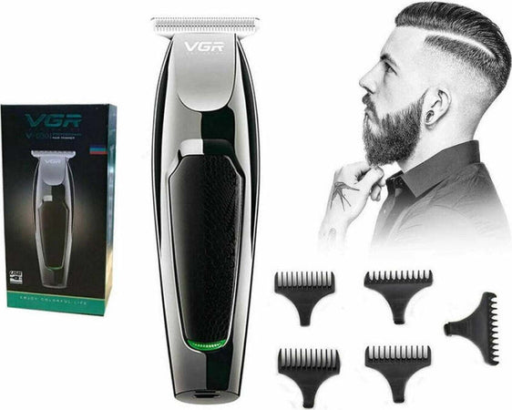 Rasoio-Taglia-Capelli-Elettrico-Regola-Barba-Ricaricabile-Usb-5-Pettini-V-030
