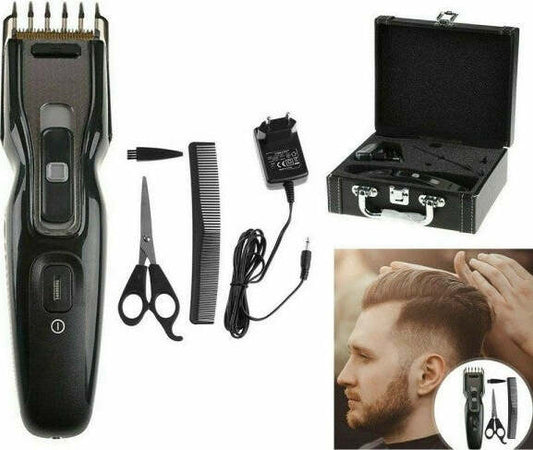 Rasoio-Taglia-Capelli-Elettrico-Regola-Barba-Ricaricabile-Valigetta-Rcr810