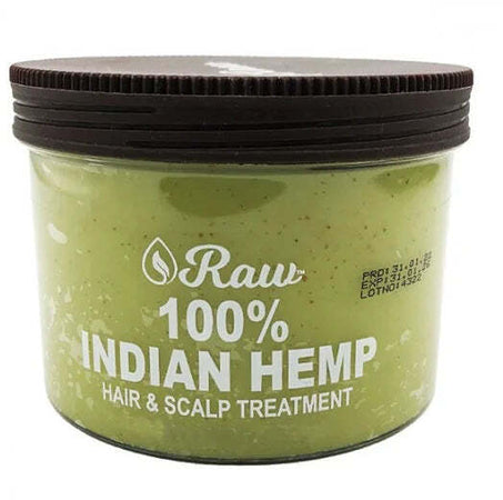 Raw Indian Hemp Hair & Scalp Treatment 348g per Capelli Più Morbidi