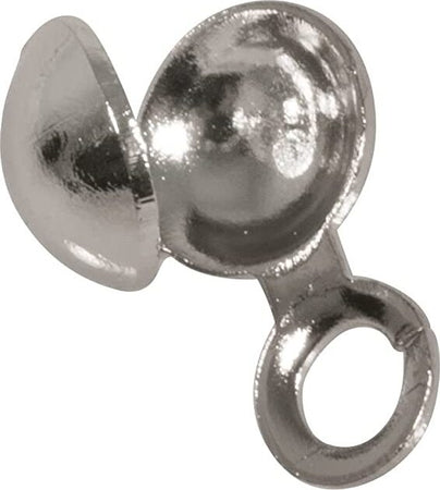 RAYHER---10-PEZZI---CALOTTA-PER-CREAZIONE-DI-GIOIELLI-DA-CHIUDERE-4MM---COLORE-ARGENTO