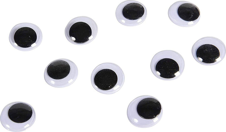 RAYHER---10-PEZZI---OCCHIETTI-MOBILI-DI-PLASTICA-10MM-PER-DECORAZIONI---COLORE-BIANCO/NERO