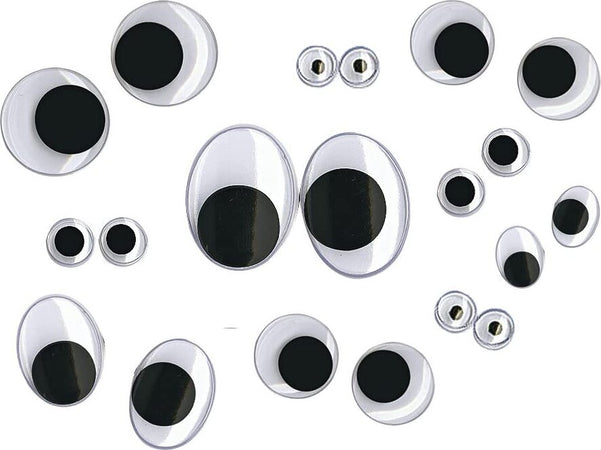 RAYHER---100-PEZZI---OCCHIETTI-MOBILI-DI-PLASTICA-PER-DECORAZIONI---COLORE-BIANCO/NERO---MISURE-ASSORTITE