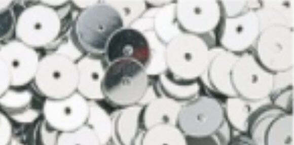 RAYHER---1000-PEZZI---PAILLETTES-LISCIE-Ø6MM---COLORE-ARGENTO