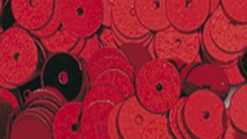 RAYHER---1000-PEZZI---PAILLETTES-LISCIE-Ø6MM---COLORE-ROSSO