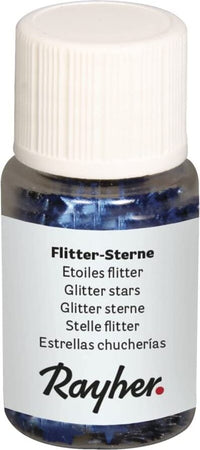RAYHER---10ml---PAILLETTES-CON-FORMA-A-STELLA-IN-ALLUMINIO---COLORE-BLU
