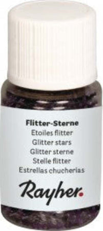RAYHER---10ml---PAILLETTES-CON-FORMA-A-STELLA-IN-ALLUMINIO---COLORE-FUKSIA