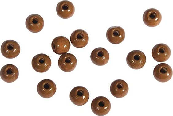 RAYHER---115-PEZZI---PERLINE-IN-LEGNO-LUCIDO-RESISTENTI-Ø6MM---COLORE-LEGNO-NATURALE