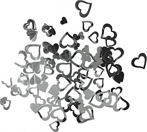 RAYHER---12gr---PAILLETTES-IN-PLASTICA-FORMA-CUORE-7X12MM---COLORE-ARGENTO
