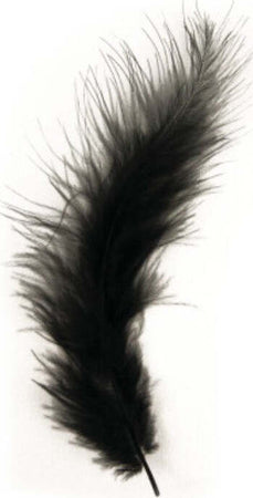 RAYHER---15-PEZZI---PIUMINI-SOFFICI-IN-VELCRO-10-15CM---COLORE-NERO