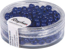 RAYHER---17-GRAMMI---PERLE-INDIANE-IN-VETRO-Ø4,5MM---COLORE-BLU-SCURO