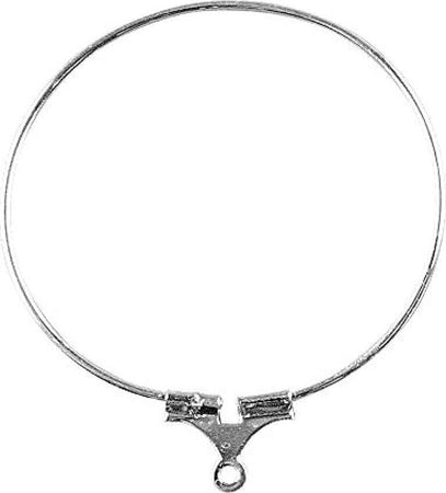 RAYHER---2-PEZZI---ORECCHINI-A-CERCHIO-30MM---COLORE-ARGENTO